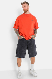 Sixth June Basic Contrasted T-Shirt Orange