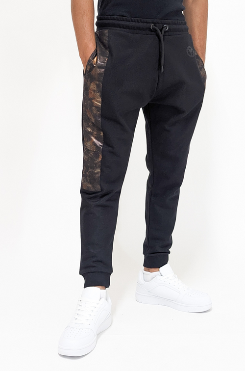 Carlo Colucci  Sweatpants Permut Detail Black