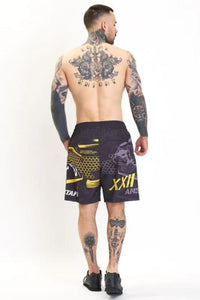 Amstaff Dumos Swimshorts Black Yellow