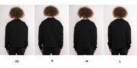 Chamakam Organic Oversized Heavy Sweatshirt Black