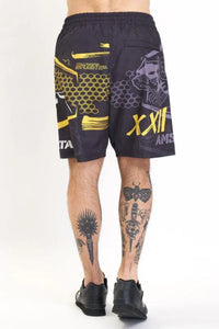 Amstaff Dumos Swimshorts Black Yellow