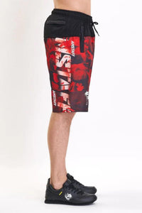 Amstaff Camon Swimshorts Black Red