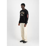 Alpha Industries College Camou Sweater Black