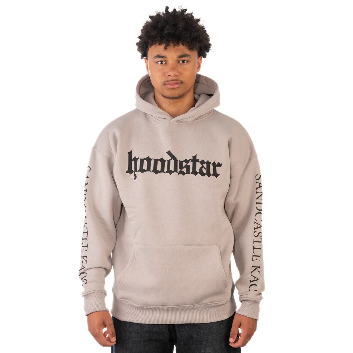 Hoodstar Oversize Gothik 2 Hoodie Beige