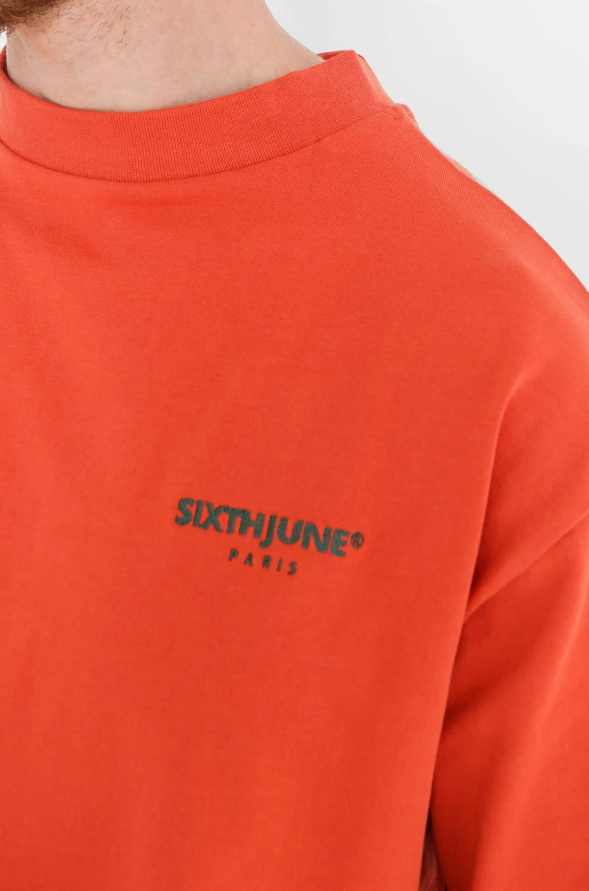 Sixth June Basic Contrasted T-Shirt Orange