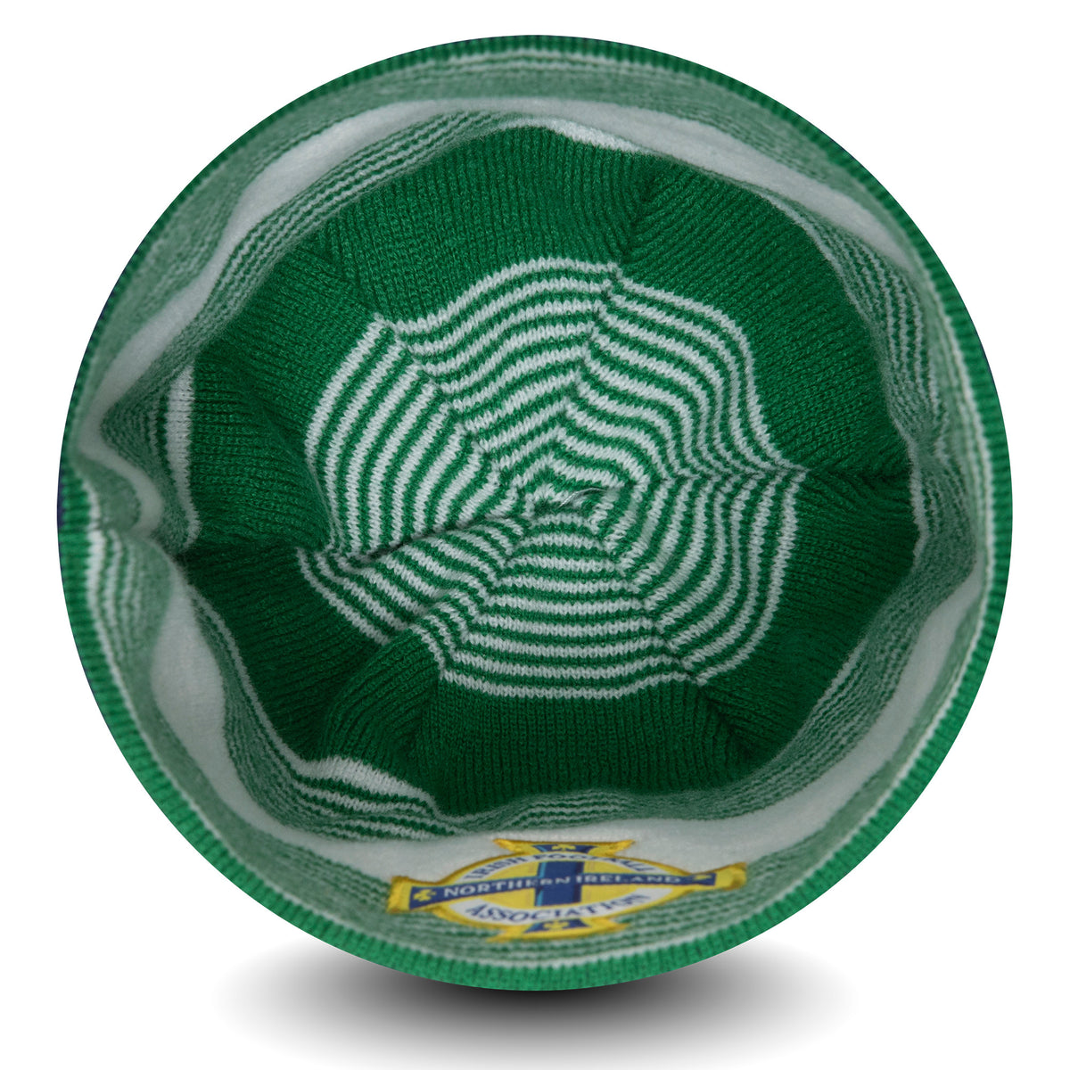 New Era Reversible Skull Knit Irish Football Beanie Blue/Green