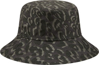 New Era Patterned Tapered Bucket Hat Grey/Black