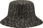 New Era Patterned Tapered Bucket Hat Grey/Black