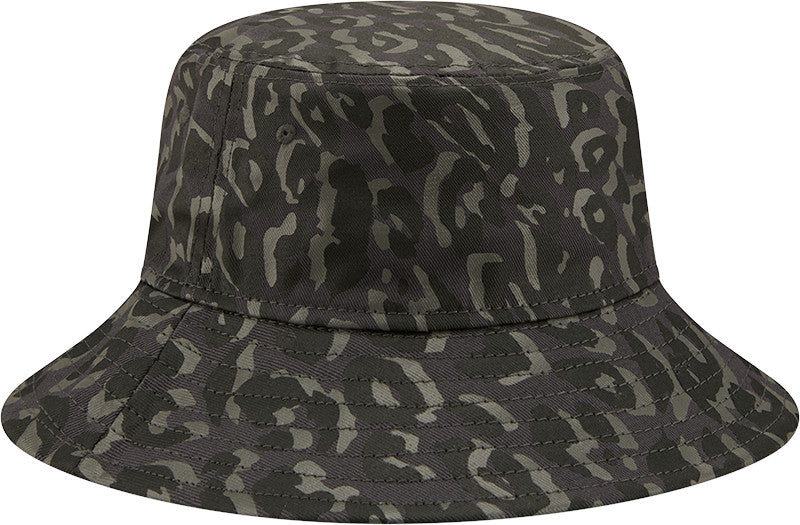 New Era Patterned Tapered Bucket Hat Grey/Black
