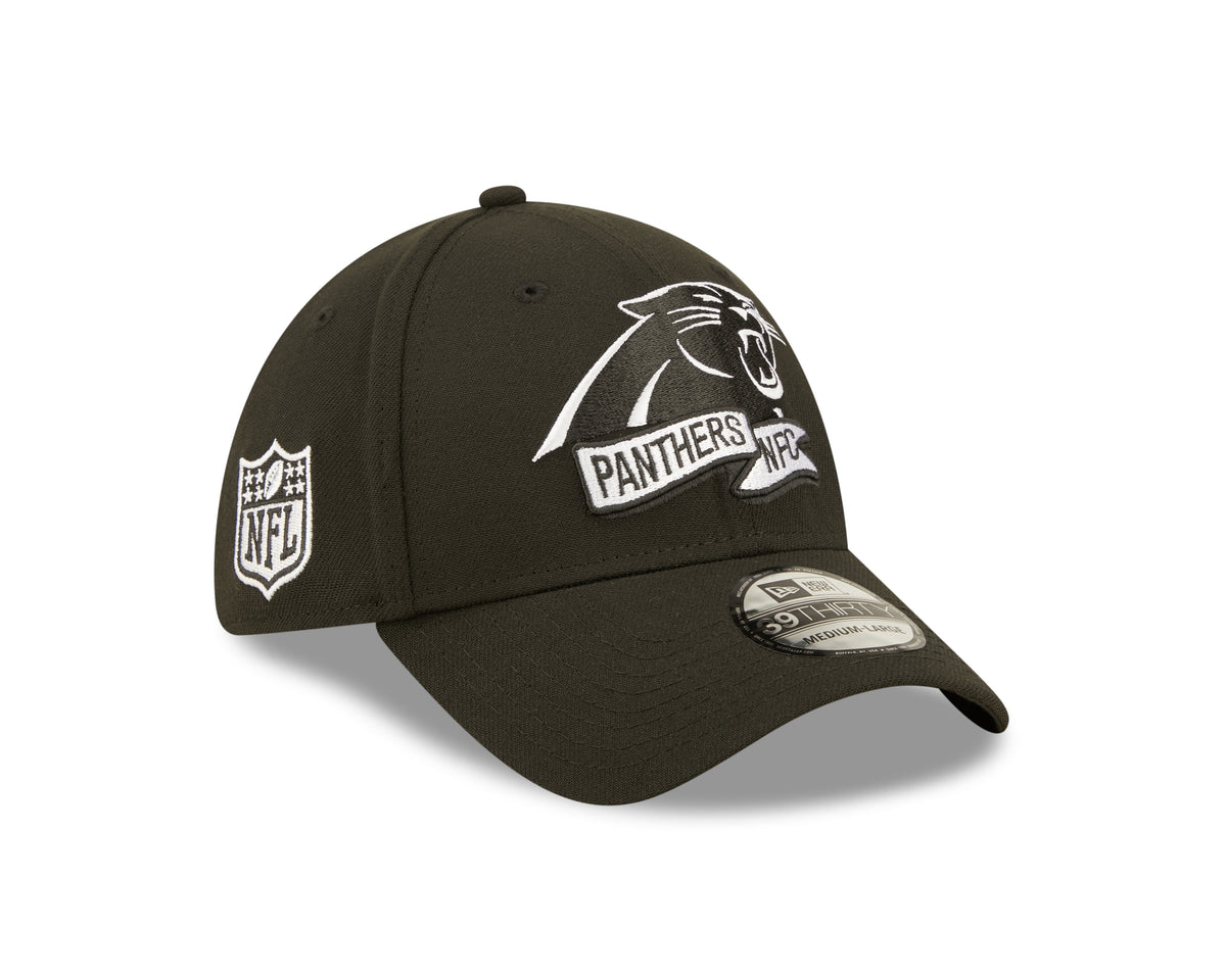 New Era Carolina Panthers NFL 39THIRTY Stretch Fit Cap Black