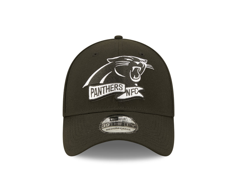 New Era Carolina Panthers NFL 39THIRTY Stretch Fit Cap Black
