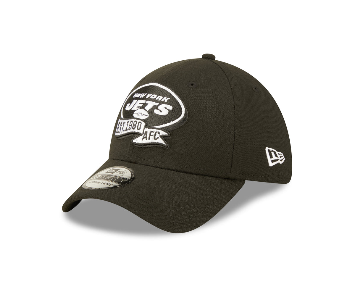 New Era New York Jets NFL 39THIRTY Stretch Fit Cap Black