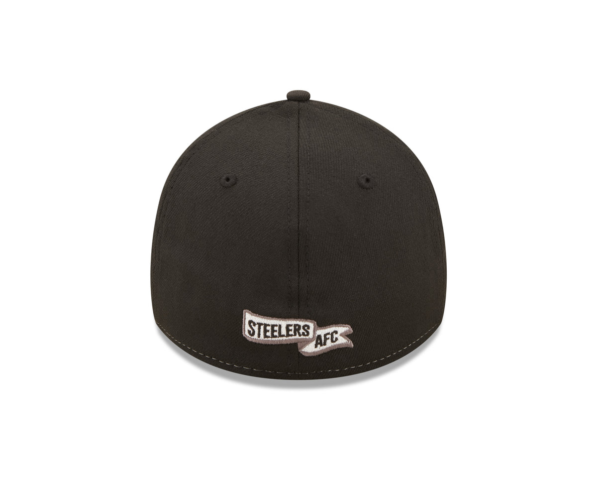 New Era STEELERS NFL 39THIRTY Stretch Fit Cap Black/ Grey