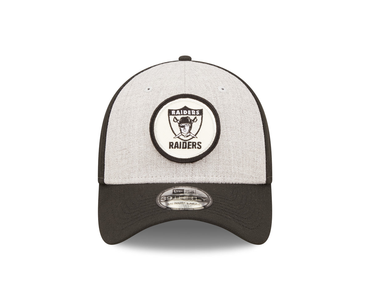 New Era Las Vegas Raiders NFL 39THIRTY Stretch Fit Cap Black/ Grey