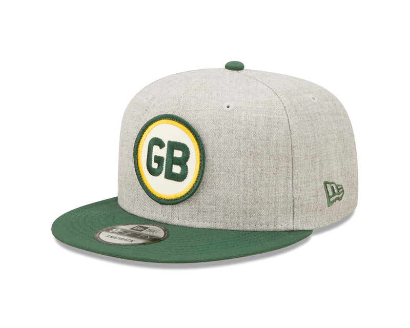 New Era Green Bay Packers 9FIFTY Stretch Snap Cap Grey/Green