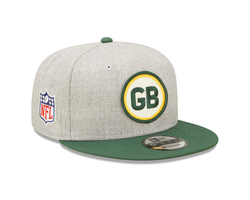New Era Green Bay Packers 9FIFTY Stretch Snap Cap Grey/Green