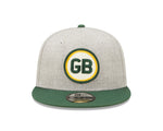New Era Green Bay Packers 9FIFTY Stretch Snap Cap Grey/Green