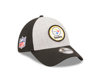 New Era PITTSBURGH STEELERS NFL 39THIRTY Stretch Fit Cap Black/ Grey