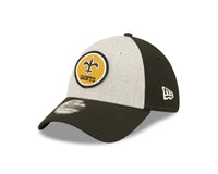 New Era NEW ORLEANS SAINTS NFL 39THIRTY Stretch Fit Cap Black/ Grey