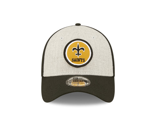New Era NEW ORLEANS SAINTS NFL 39THIRTY Stretch Fit Cap Black/ Grey