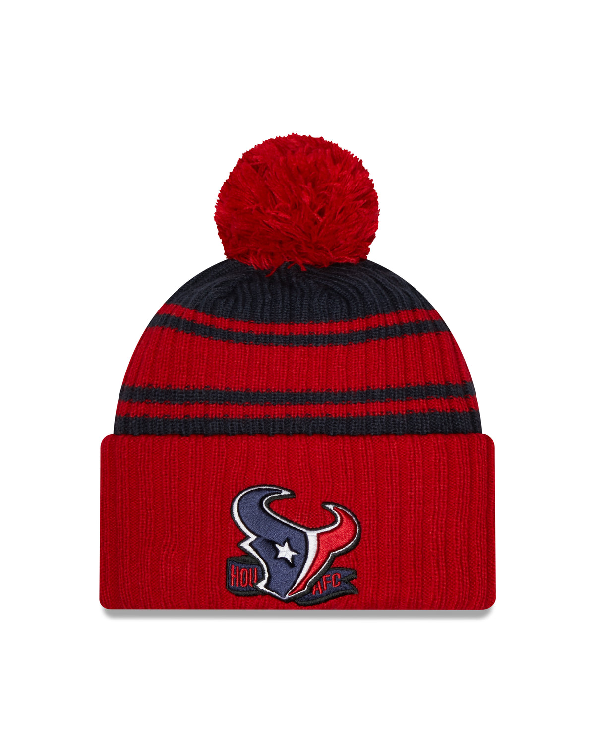 New Era NFL Houston Texans  Knit Beanie Red Dark Blue