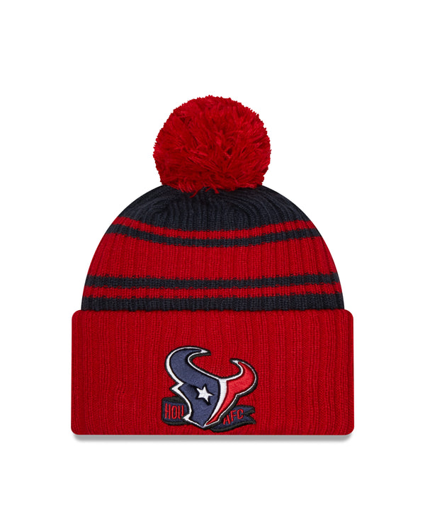 New Era NFL Houston Texans  Knit Beanie Red Dark Blue