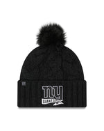 New Era NFL New York Giants Pom Knit Beanie Black