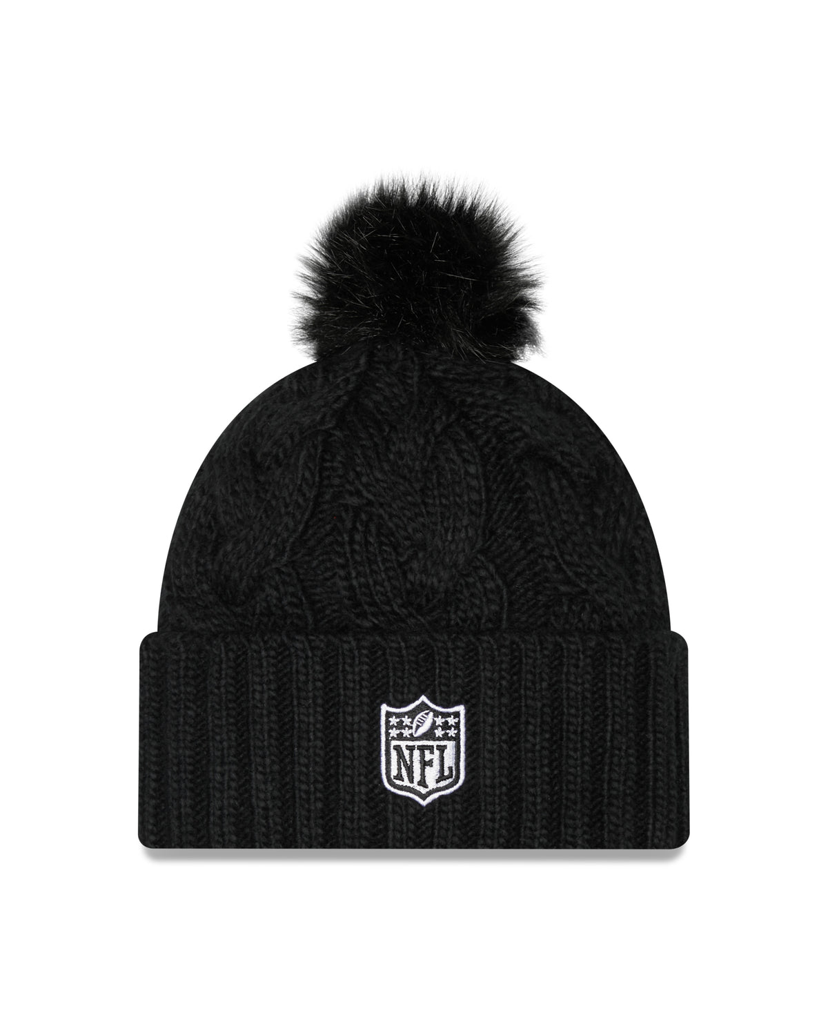 New Era NFL New York Giants Pom Knit Beanie Black