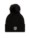 New Era NFL Denver Broncos Pom Knit Beanie Black