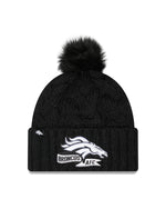 New Era NFL Denver Broncos Pom Knit Beanie Black