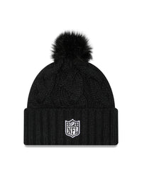 New Era NFL Denver Broncos Pom Knit Beanie Black