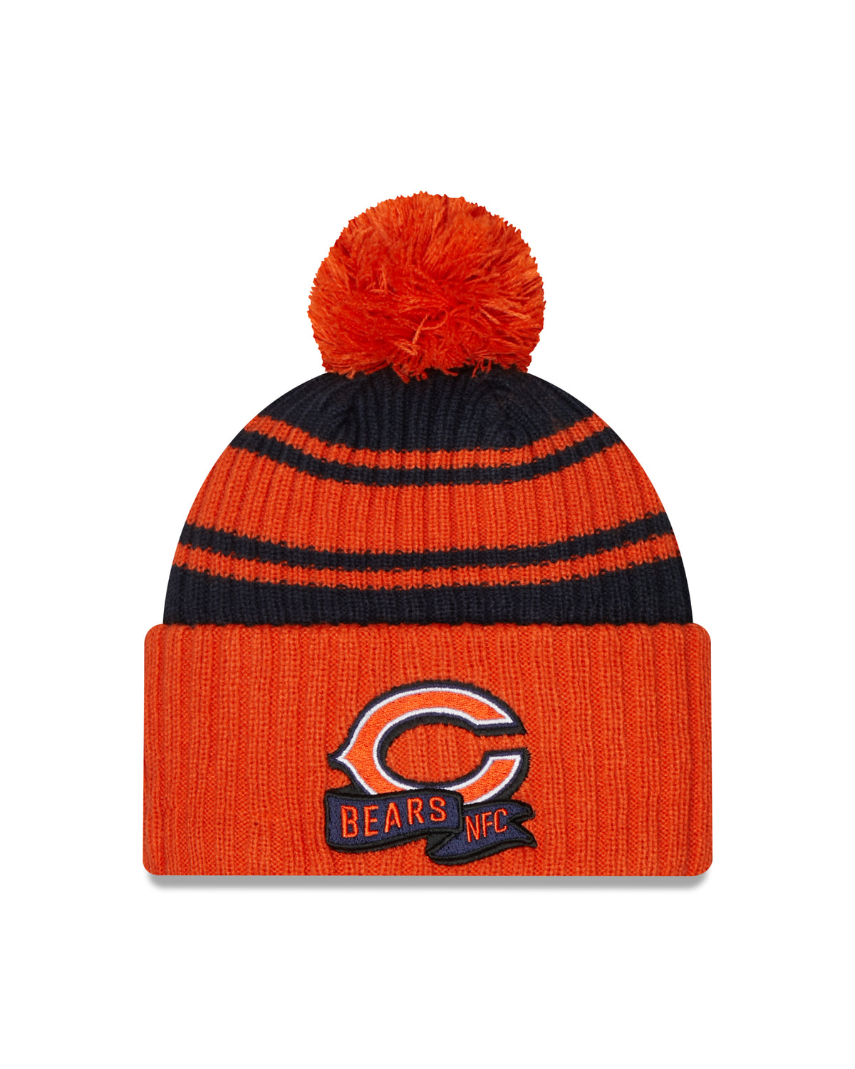 New Era NFL Chicago Bears Knit Beanie Orange