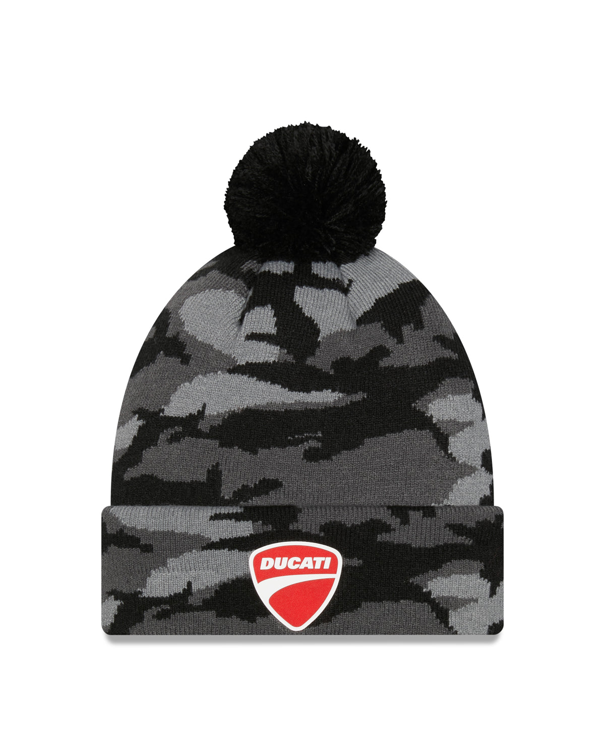 New Era NFL Ducati Pom Knit Beanie Black