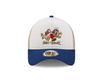 New Era Ren und Stimpy Blue A-Frame Trucker Cap White/Blue/Beige