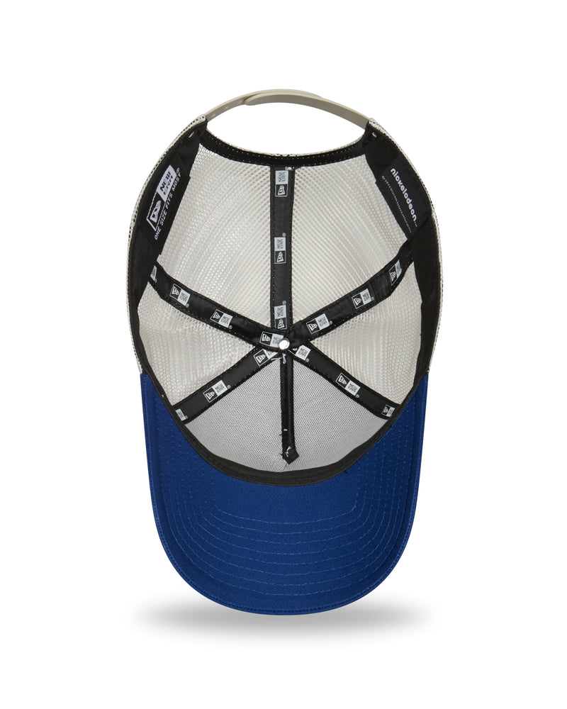 New Era Ren und Stimpy Blue A-Frame Trucker Cap White/Blue/Beige