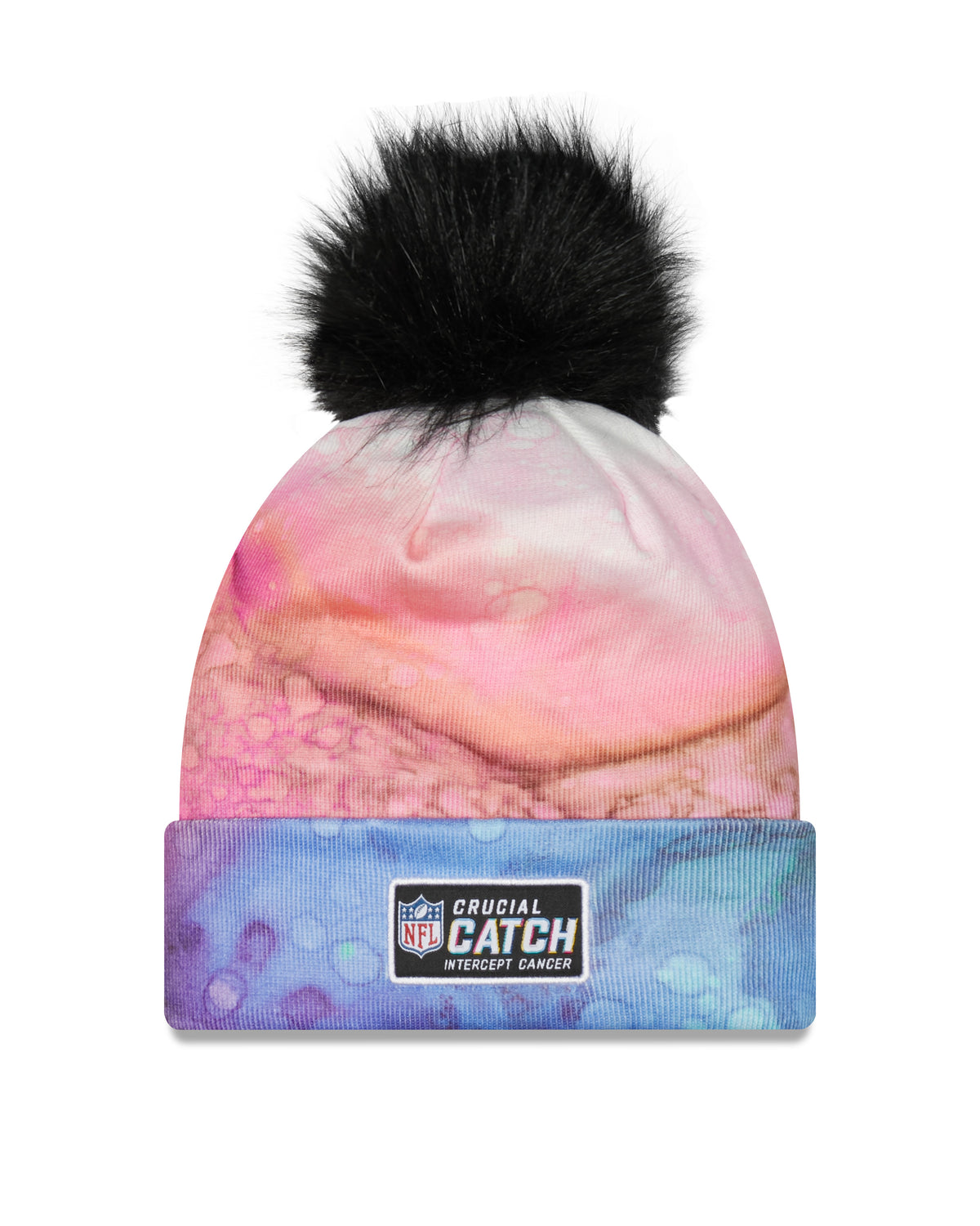 New Era NFL Detroit Lions Pom Knit Beanie Multicolor