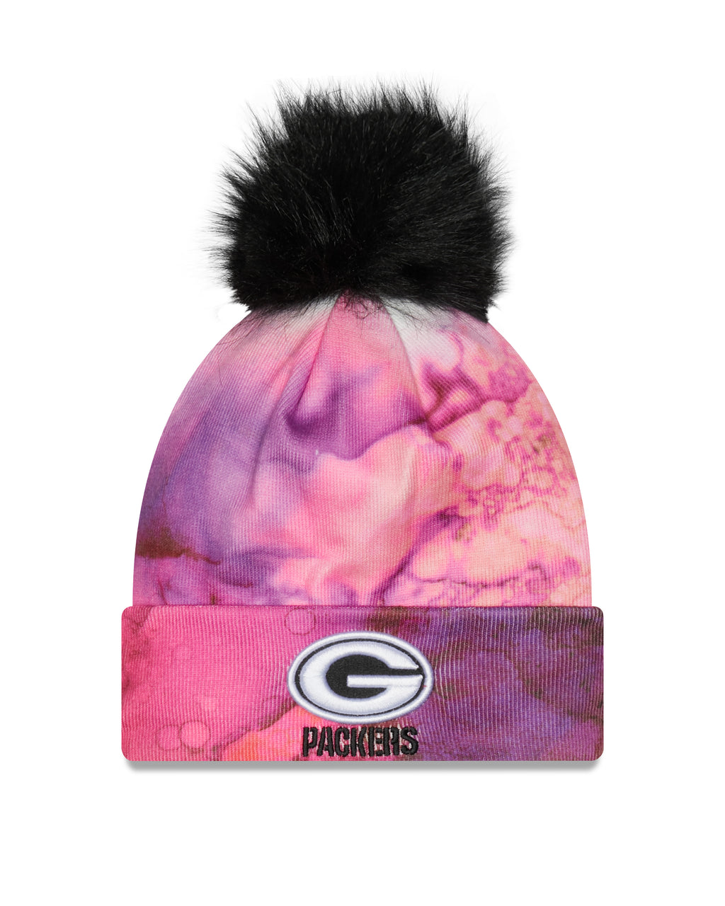 New Era NFL Green Bay Packers Pom Knit Beanie Multicolor