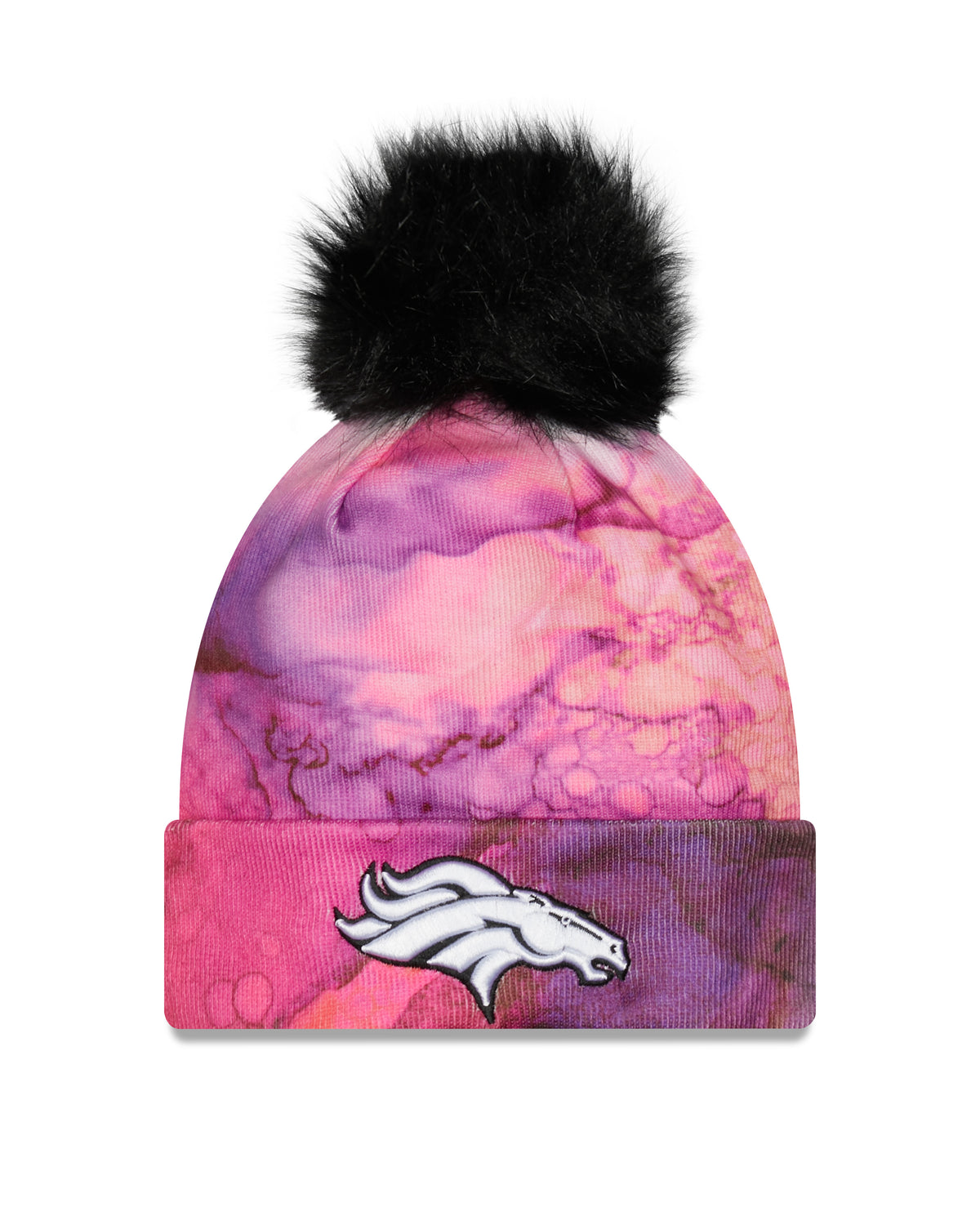 New Era NFL Denver Broncos Pom Knit Beanie Multicolor