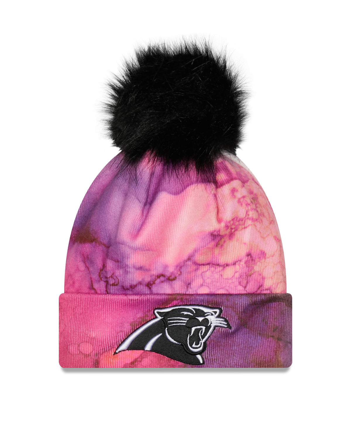 New Era NFL Carolina Panters Pom Knit Beanie Multicolor