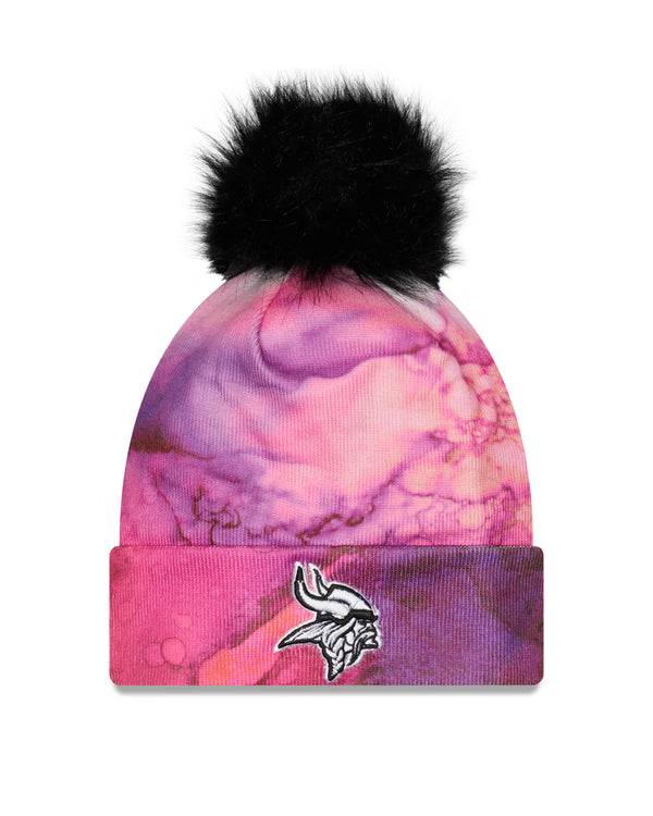 New Era NFL Minnesota Vikings Pom Knit Beanie Multicolor