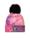 New Era NFL Las Vegas Raiders Pom Knit Beanie Multicolor