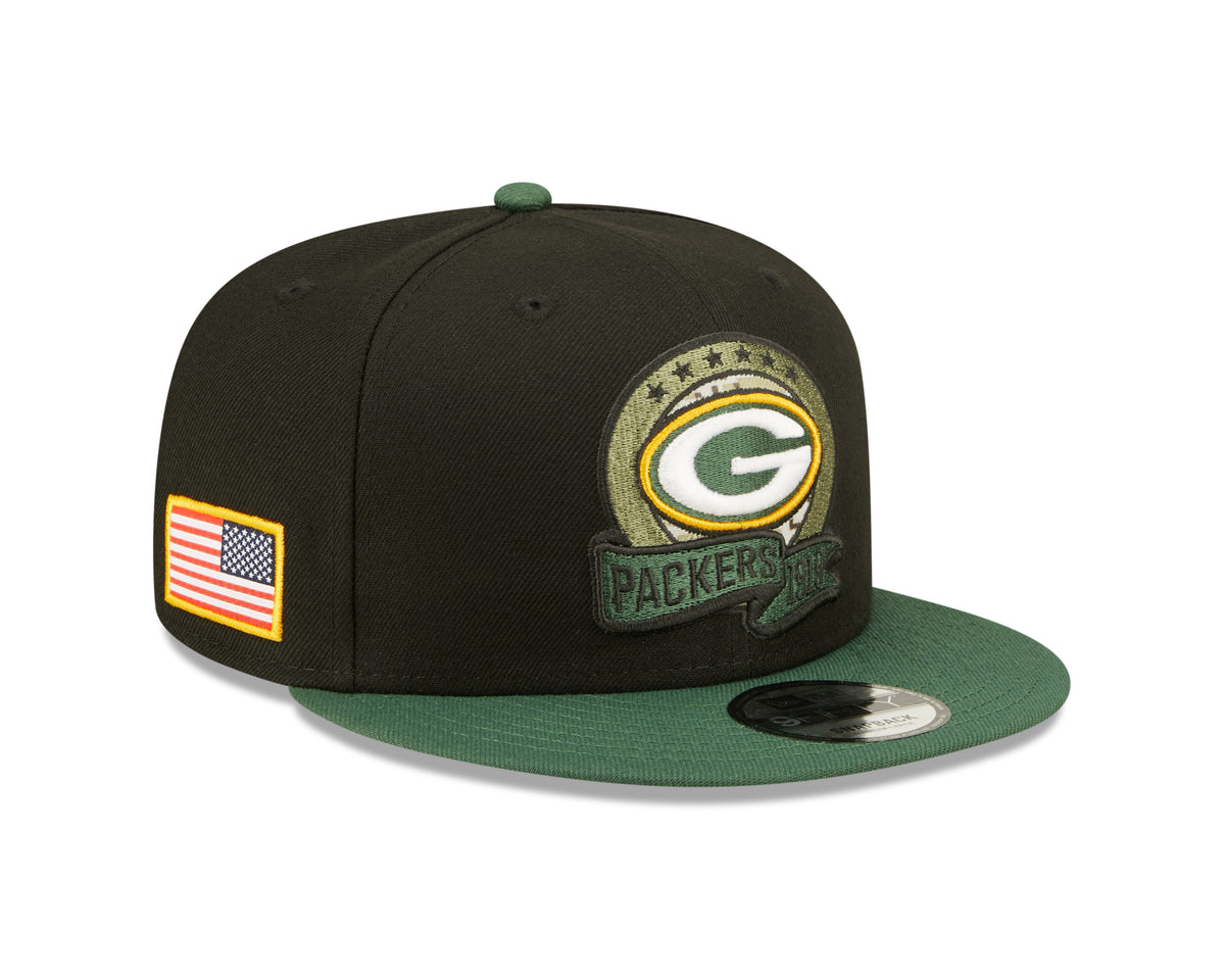 New Era GREEN BAY PACKERS 9FIFTY Stretch Snap Cap Black