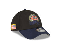 New Era Chicago Bears NFL 39THIRTY Stretch Fit Cap Black