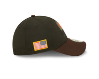 New Era Cleveland Browns NFL Salute to Service 39THIRTY Stretch Fit Cap Black/ Brown