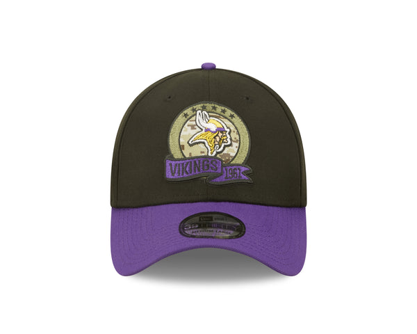 New Era Minnesota Vikings NFL 39THIRTY Stretch Fit Cap Black