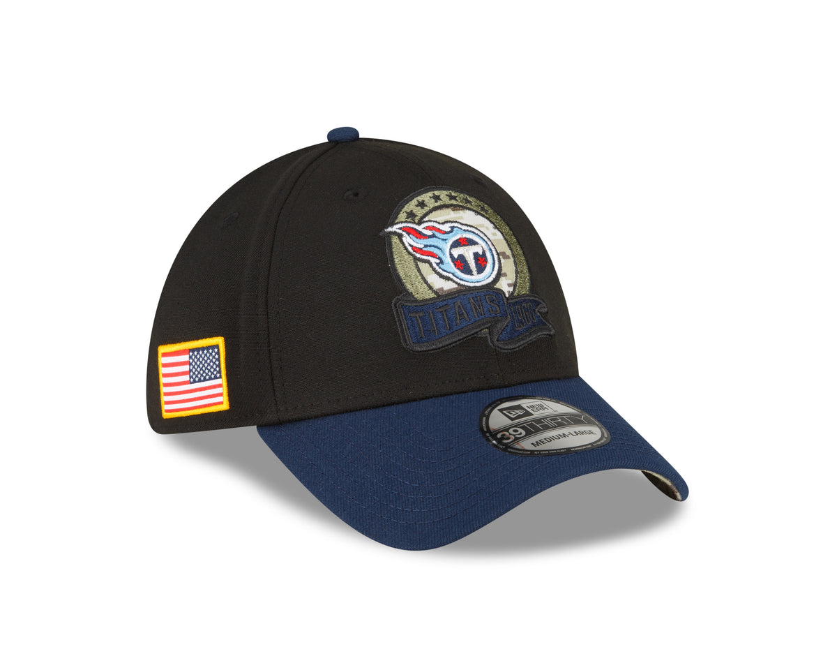 New Era Tennessee Titans NFL 39THIRTY Stretch Fit Cap Black