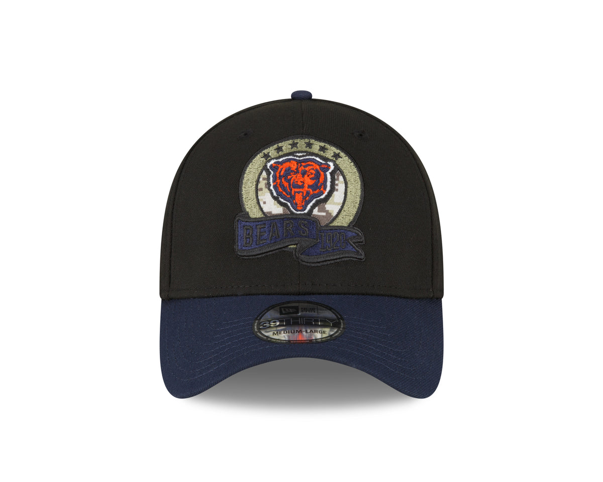 New Era Chicago Bears NFL 39THIRTY Stretch Fit Cap Black