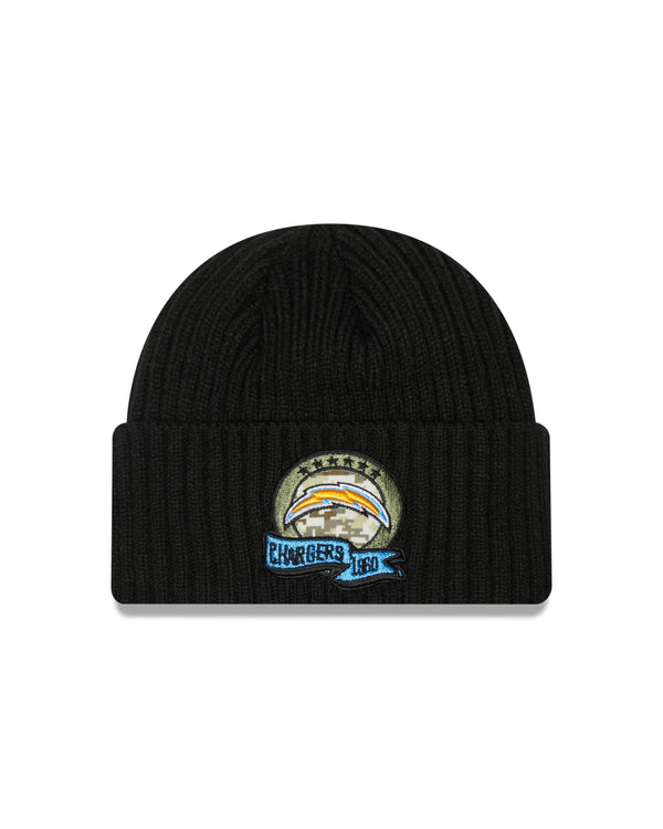 New Era NFL Los Angeles Chargers Knit Beanie Black