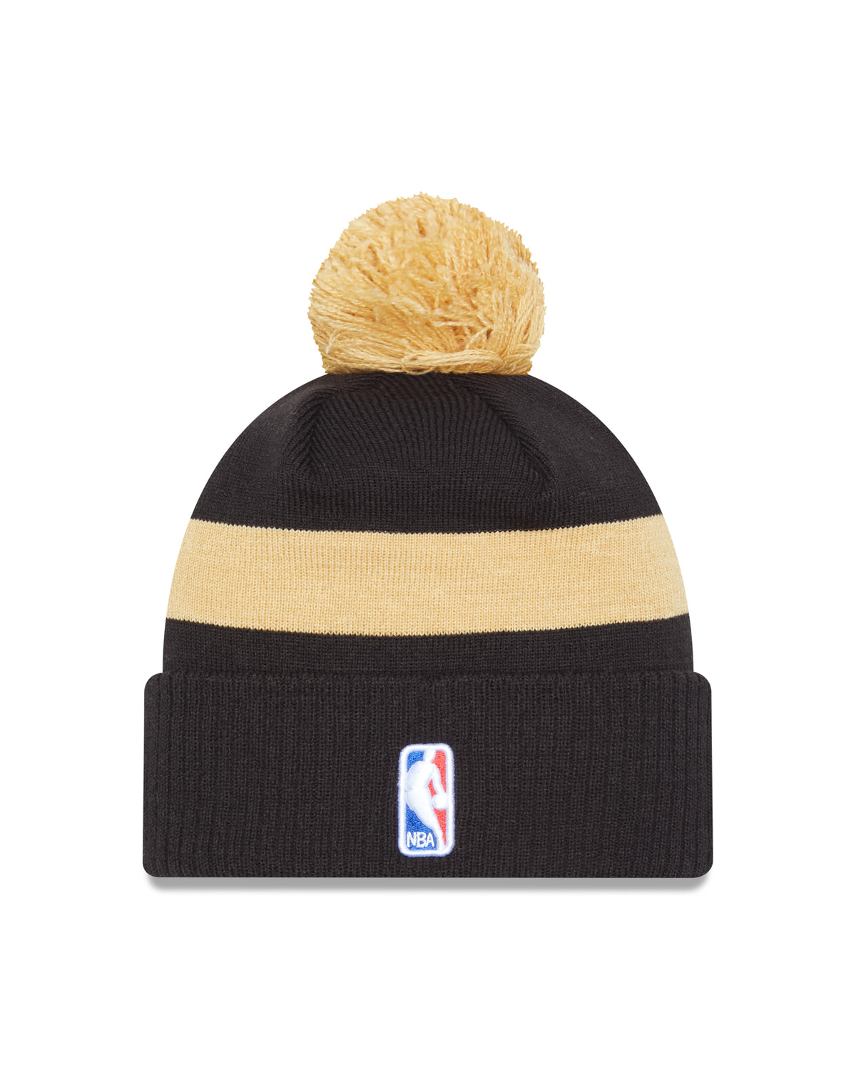 New Era NBA Toronto Pom Knit Beanie Black