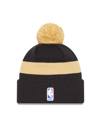 New Era NBA Toronto Pom Knit Beanie Black